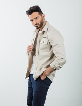 Sobrecamisa Yellow Skin 8380 arena para hombre