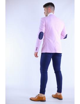 Americana slim con coderas Dark and Fish 85124 rosa