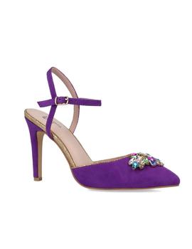 ZAPATO SALON DESTALONADO  PURPURA