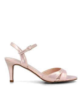 SANDALIAS METALIZADA ORO-ROSE