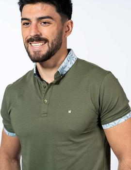 Polo de manga corta Sinigual 12484 verde para hombre