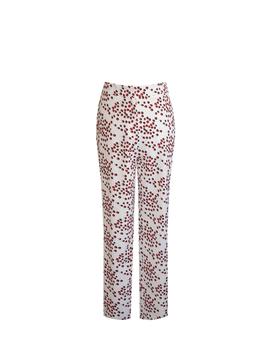  PANTALON BLANCO TOPOS