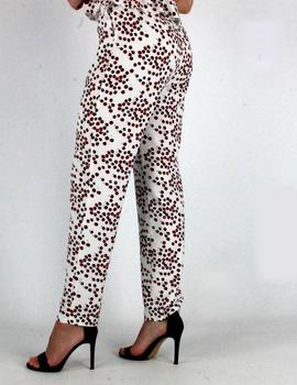  PANTALON BLANCO TOPOS