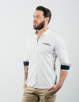 Camisa Yellow Skin 8339 blanca para hombre