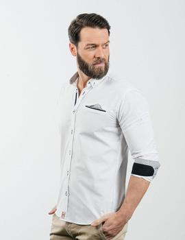 Camisa Yellow Skin 8339 blanca para hombre