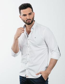 Camisa coderas Yellow Skin 8362 blanca para hombre