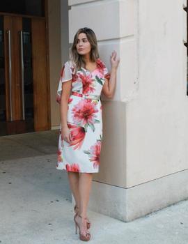 VESTIDO LUJÁN ESTAMPADO BLANCO