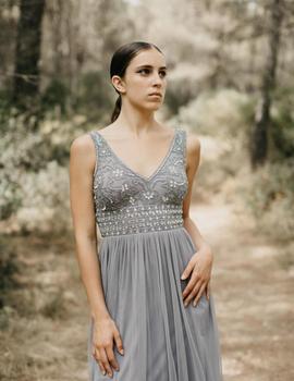 Vestido CEYLAN New Mulan gris