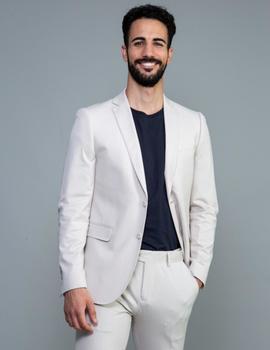 Traje elástico LINO CLEMENTE Niza beige