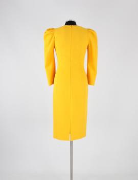 VESTIDO BOTONES AMARILLO