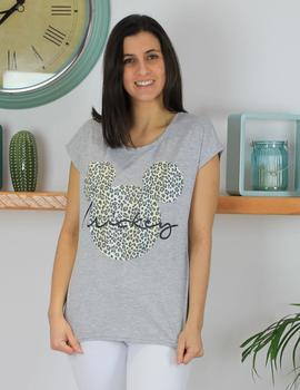 Camiseta mickey gris