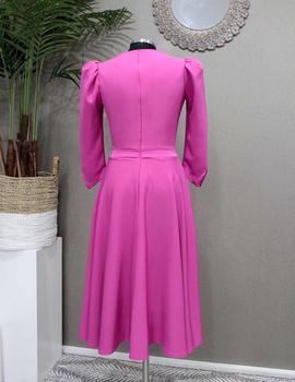 VESTIDO VALENTINA FUCSIA