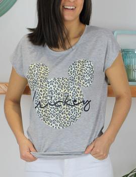 Camiseta mickey gris