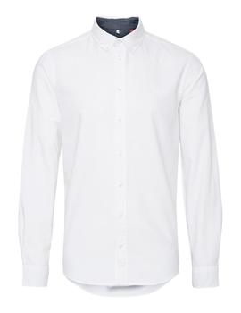 Camisa oxford BLEND 20709454 blanca lisa