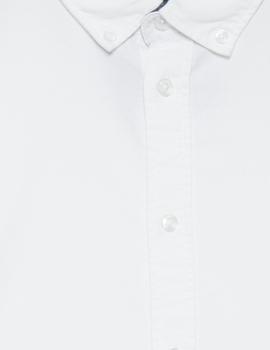 Camisa oxford BLEND 20709454 blanca lisa