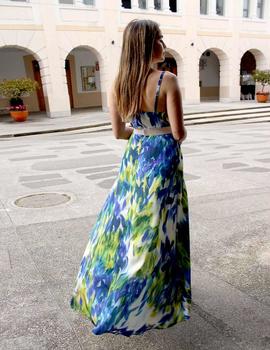 VESTIDO PAREO ESTAMPADO AZUL