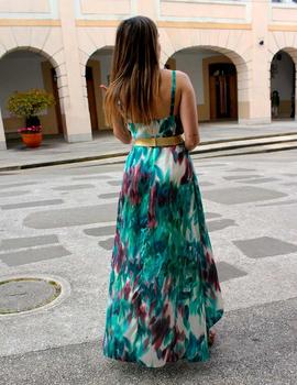 VESTIDO PAREO ESTAMPADO VERDE