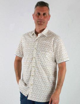 Camisa ANTONIO GAMIZ 22093C7 blanca estampada