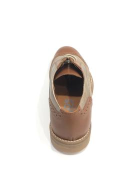 Zapatos oxford piel 19505 cuero-beige para hombre