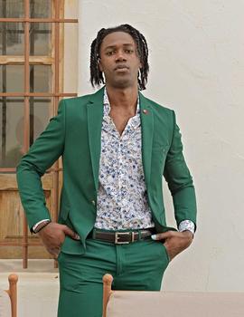 Americana DARK & FISH 20241 verde para hombre