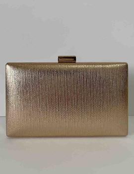 Cartera fiesta oro rosa polipiel
