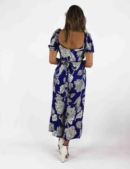 Mono midi estampado azul